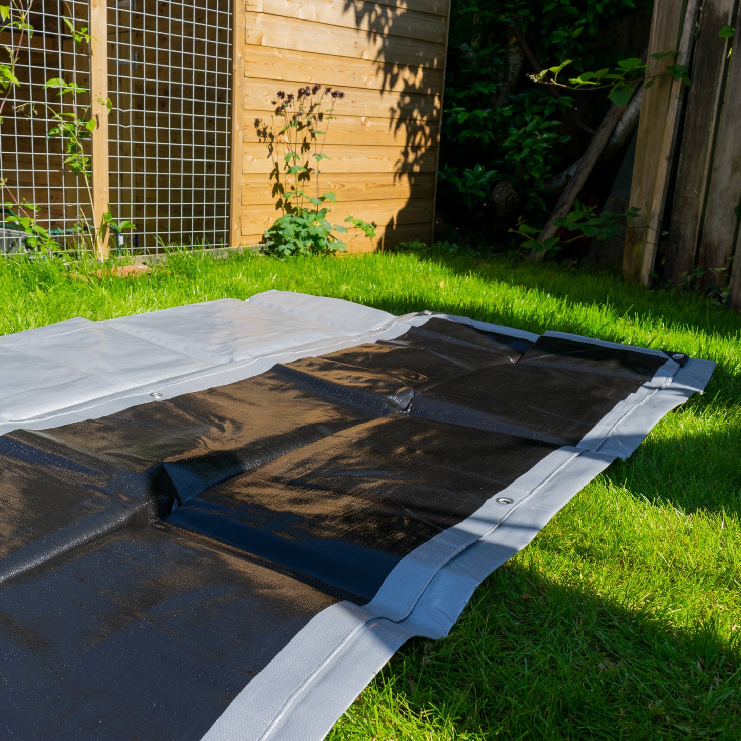 Silver XL-Grade Tarpaulin 8m x 12m