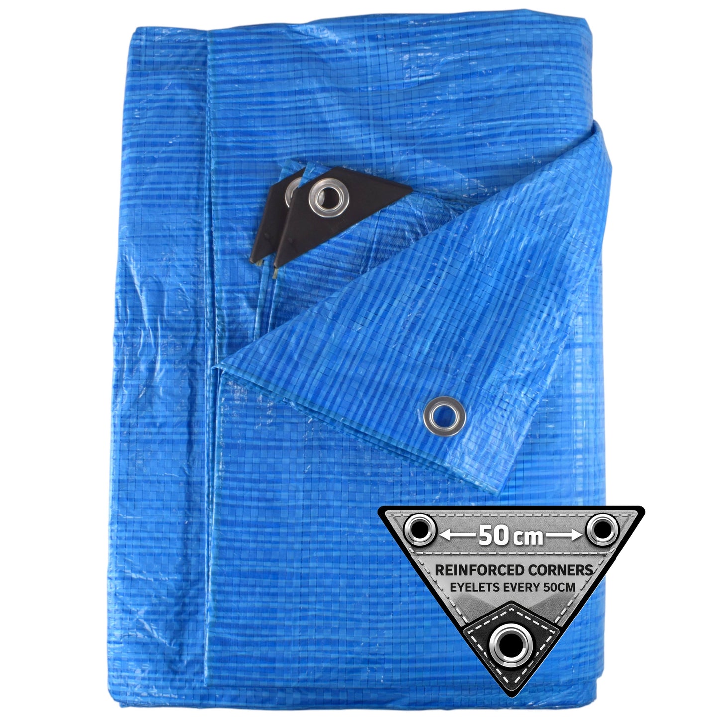 Blue S-Grade Tarpaulin 3m x 3m