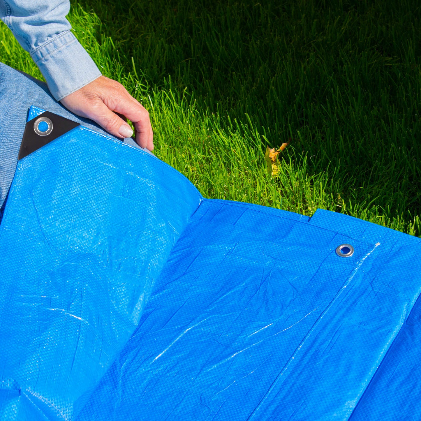 Blue S-Grade Tarpaulin 3m x 3m