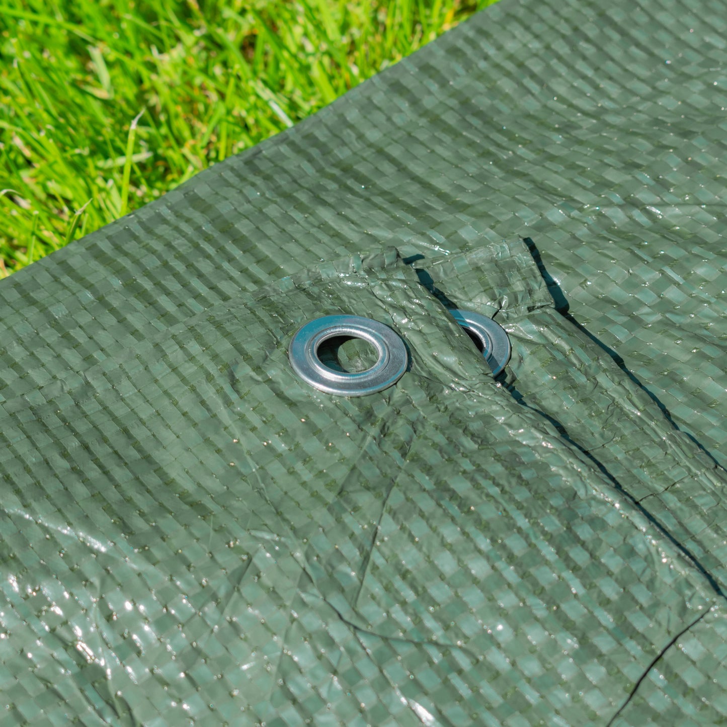 Green S-Grade Tarpaulin 1m x 1m