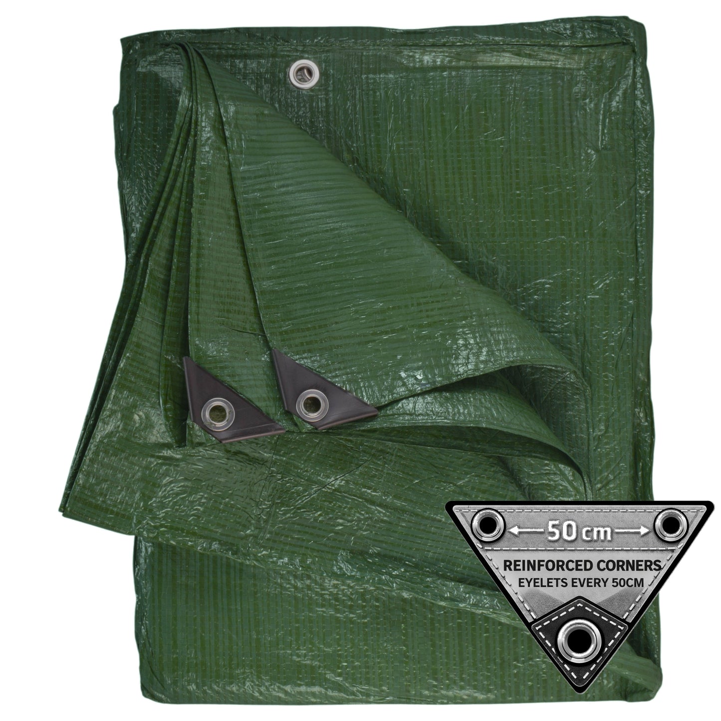 Green S-Grade Tarpaulin 4m x 6m