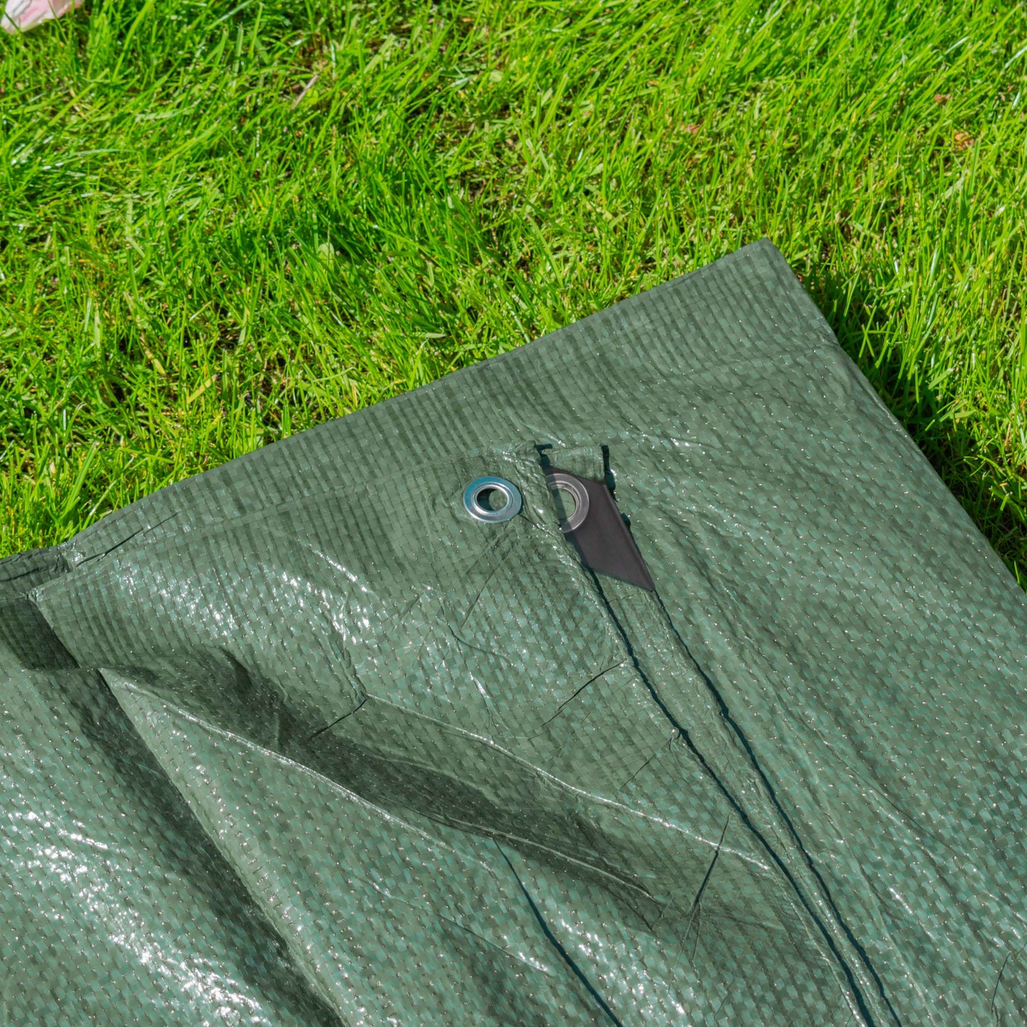 Green S-Grade Tarpaulin 4m x 4m