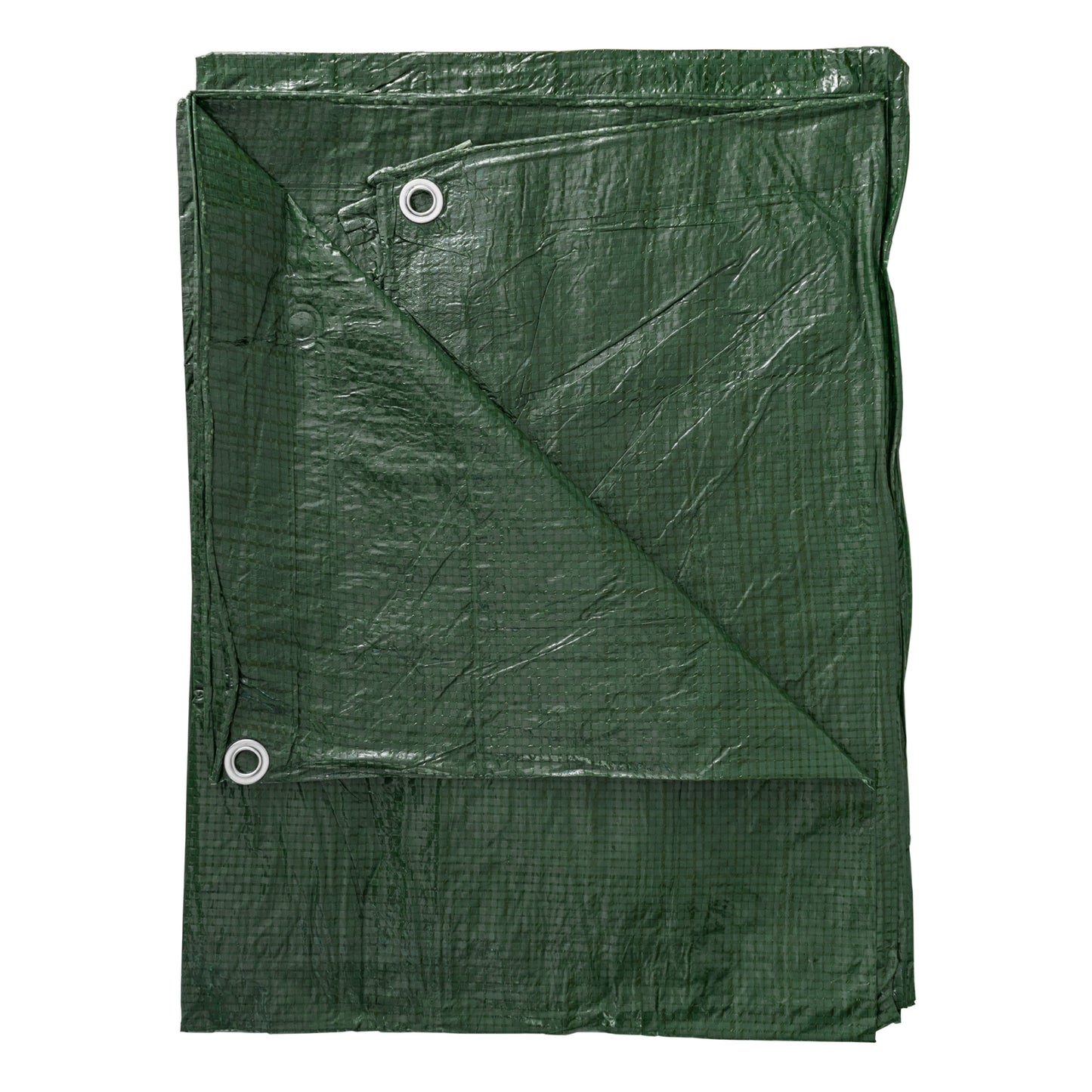 Green S-Grade Tarpaulin with 10 x 6" Bungee Balls (Black)