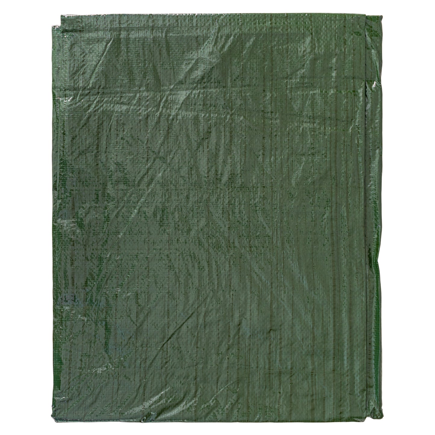 Green M-Grade Tarpaulin with 10 x 6" Bungee Balls (Black) and 10 x Screw Type Tarp Clips