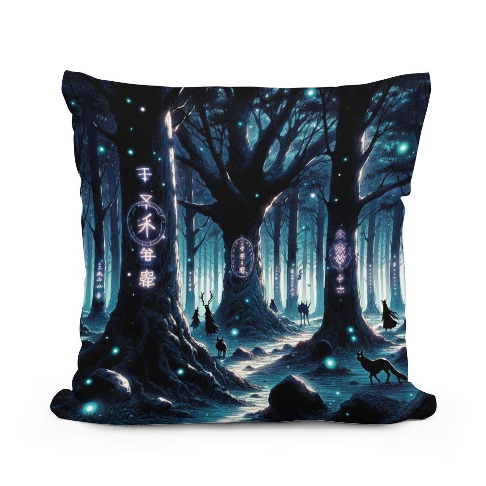 Twilight Forest Mysteries Cotton Cushion