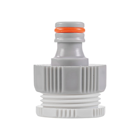Female Tap Connector 1" or 3/4" BSP Female, Gray/White