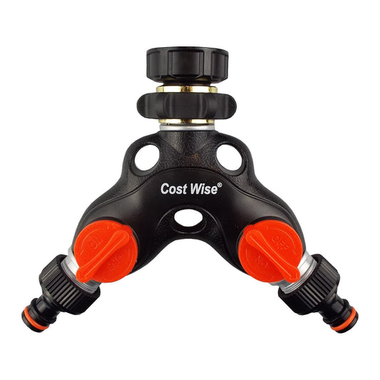 Double Tap Connector with Valves Metal