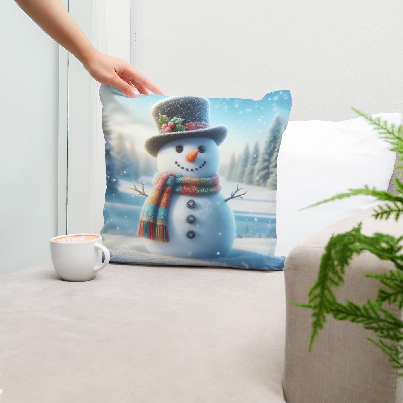 Winter Joy Cotton Cushion