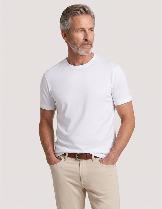 Pure Supima Cotton T-Shirt - White