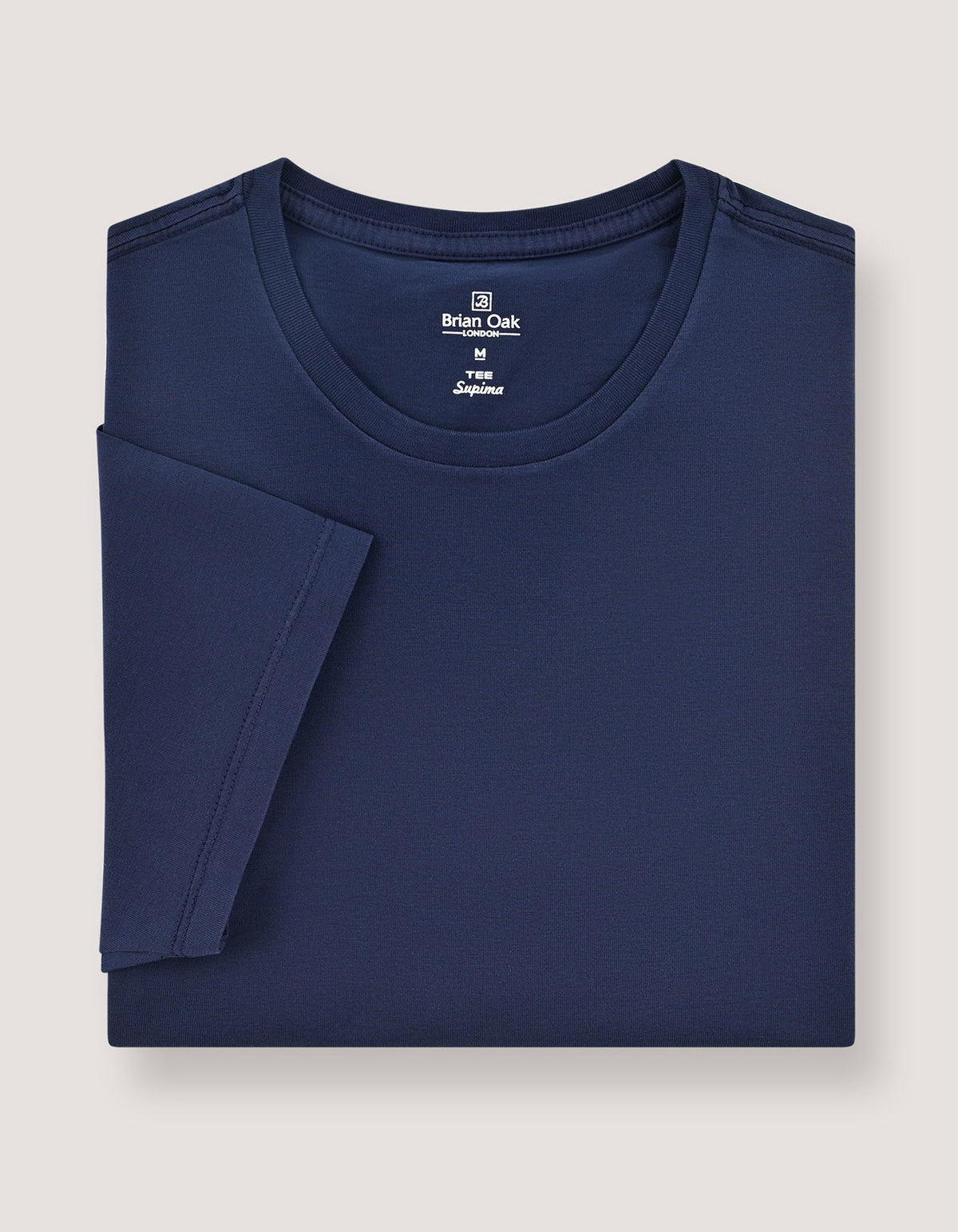 Pure Supima Cotton Tee - Navy