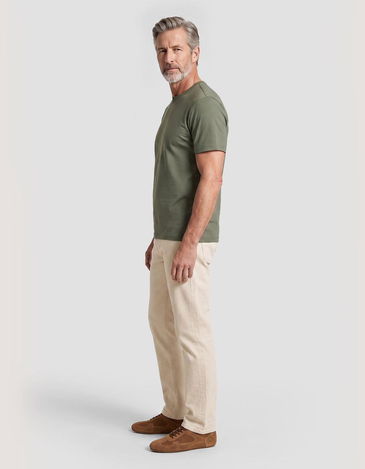 Pure Supima Cotton T-Shirt - Olive