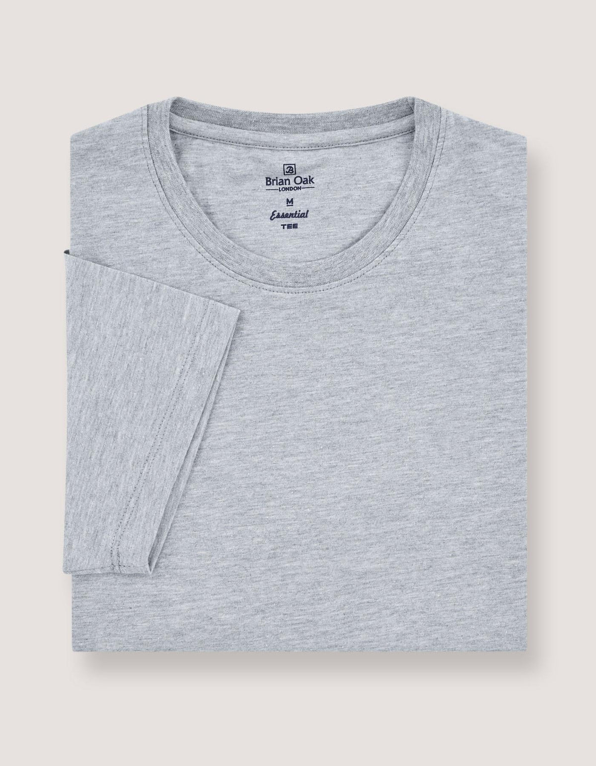 5 Pack Smart Fit Cotton T-Shirts – Maroon, Rust, Black, Navy, Heather Grey