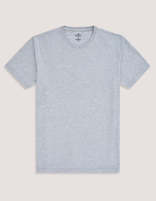 Heather Grey Plain T-Shirt