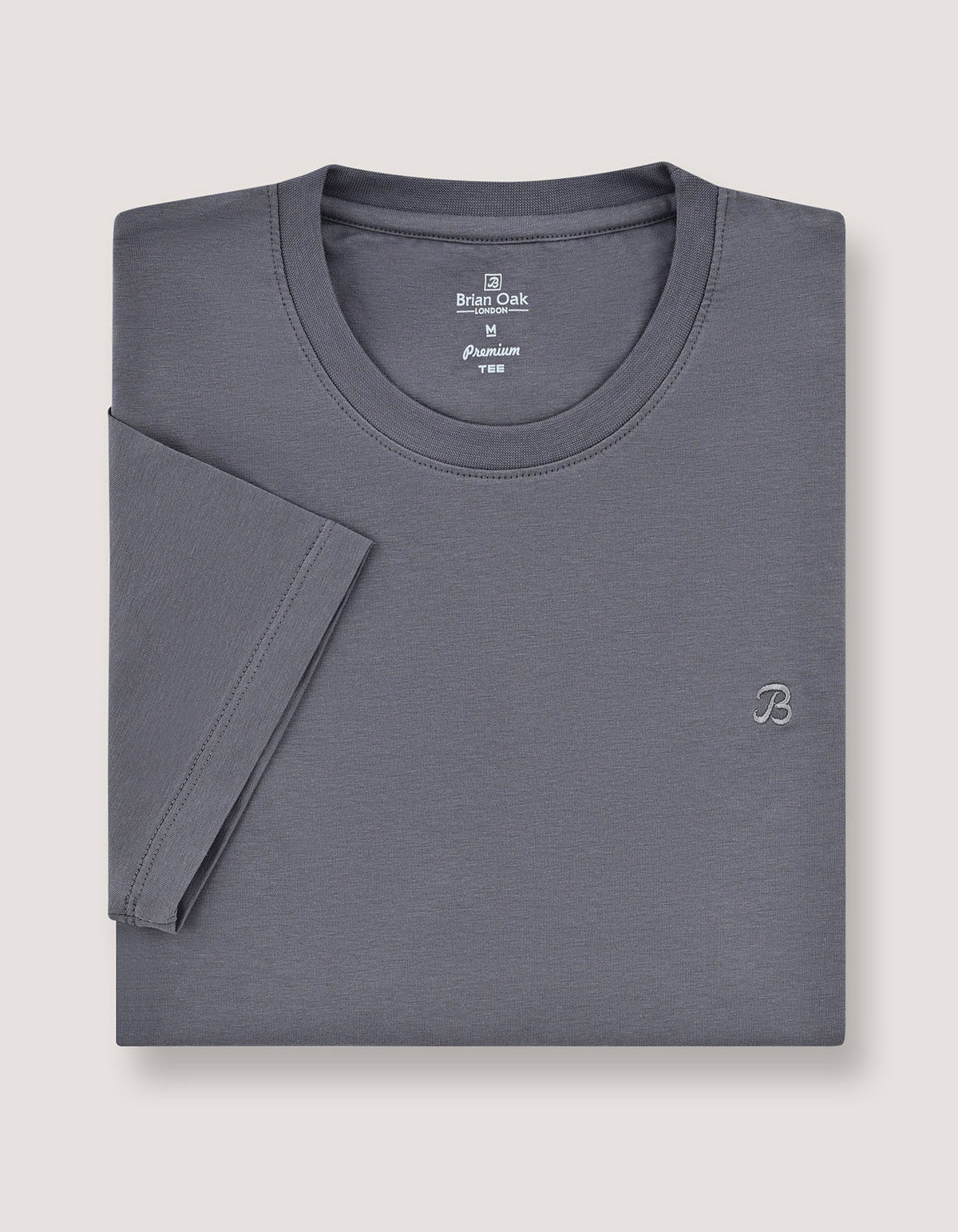 Premium Cotton Charcoal T-Shirt