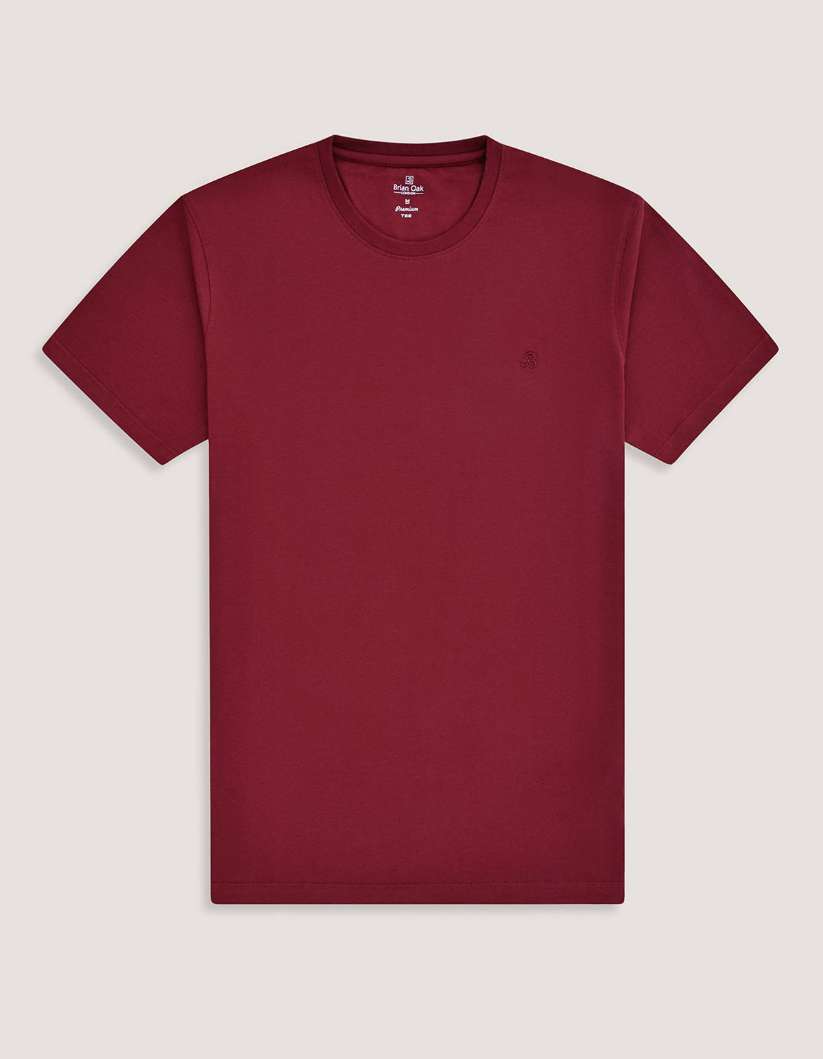 Maroon Premium Cotton Tee