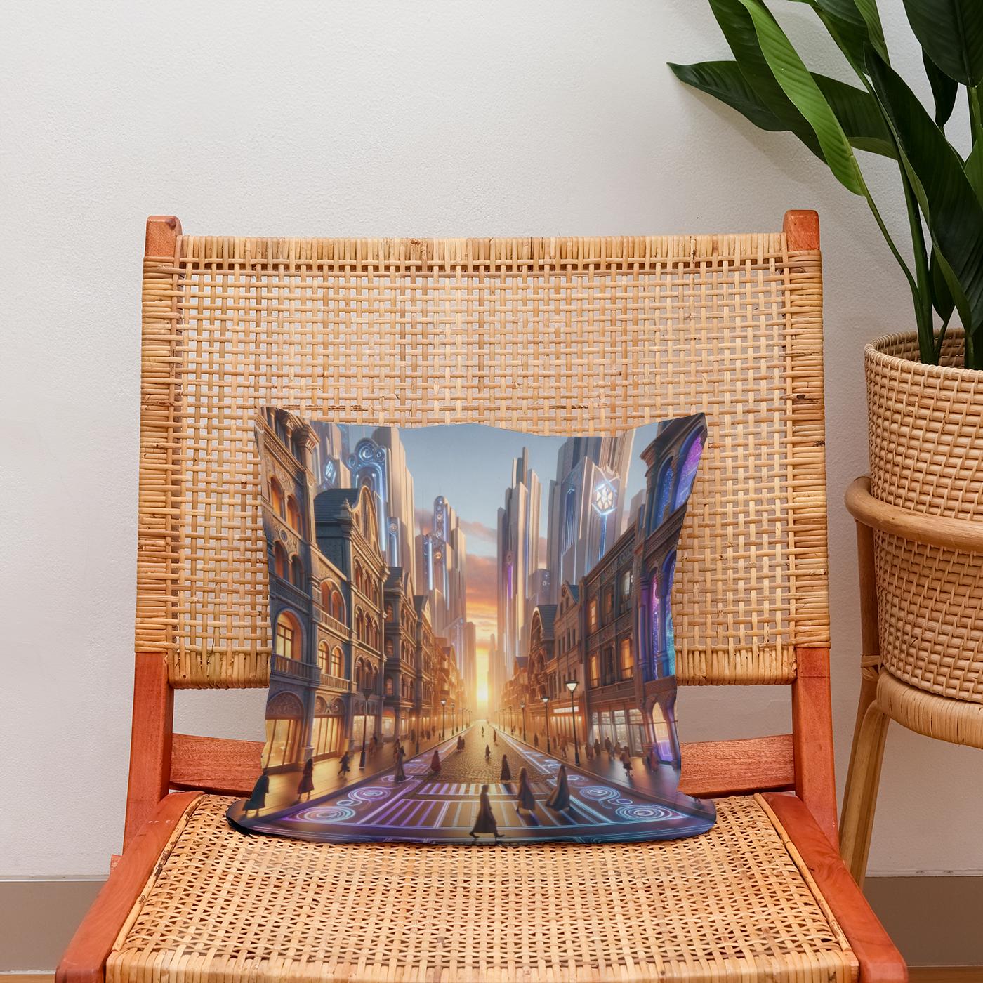 Dusk Fusion Boulevard Cotton Cushion
