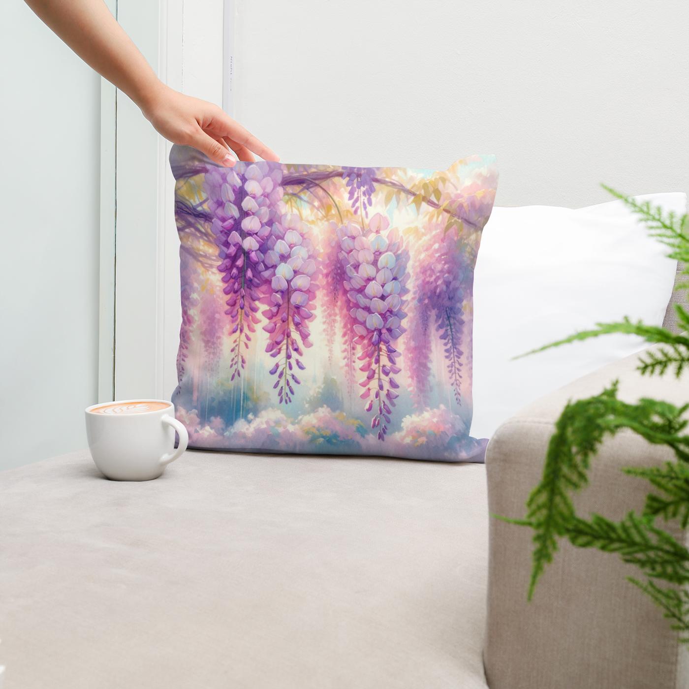 Wisteria Garden Cotton Cushion