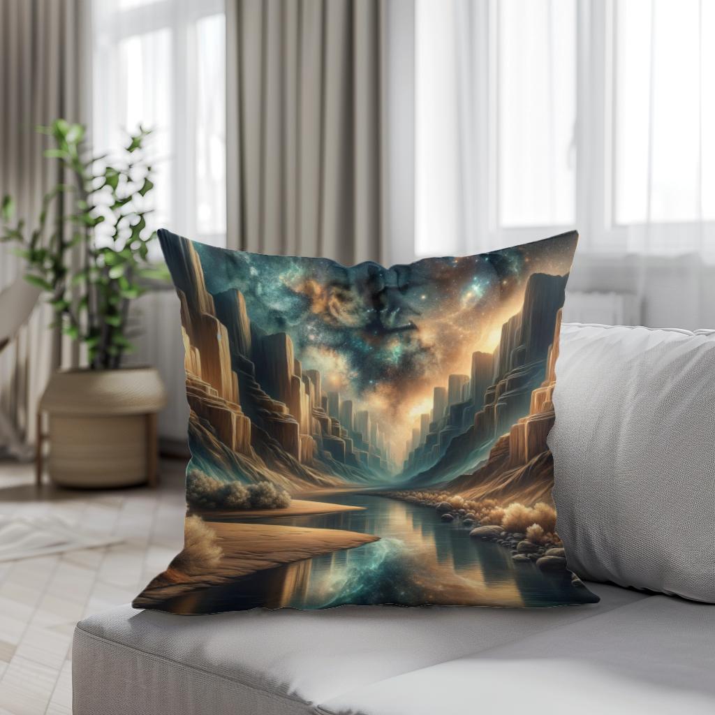 Cosmic Canyon Cotton Cushion