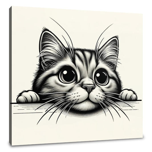 Curious Cat Canvas