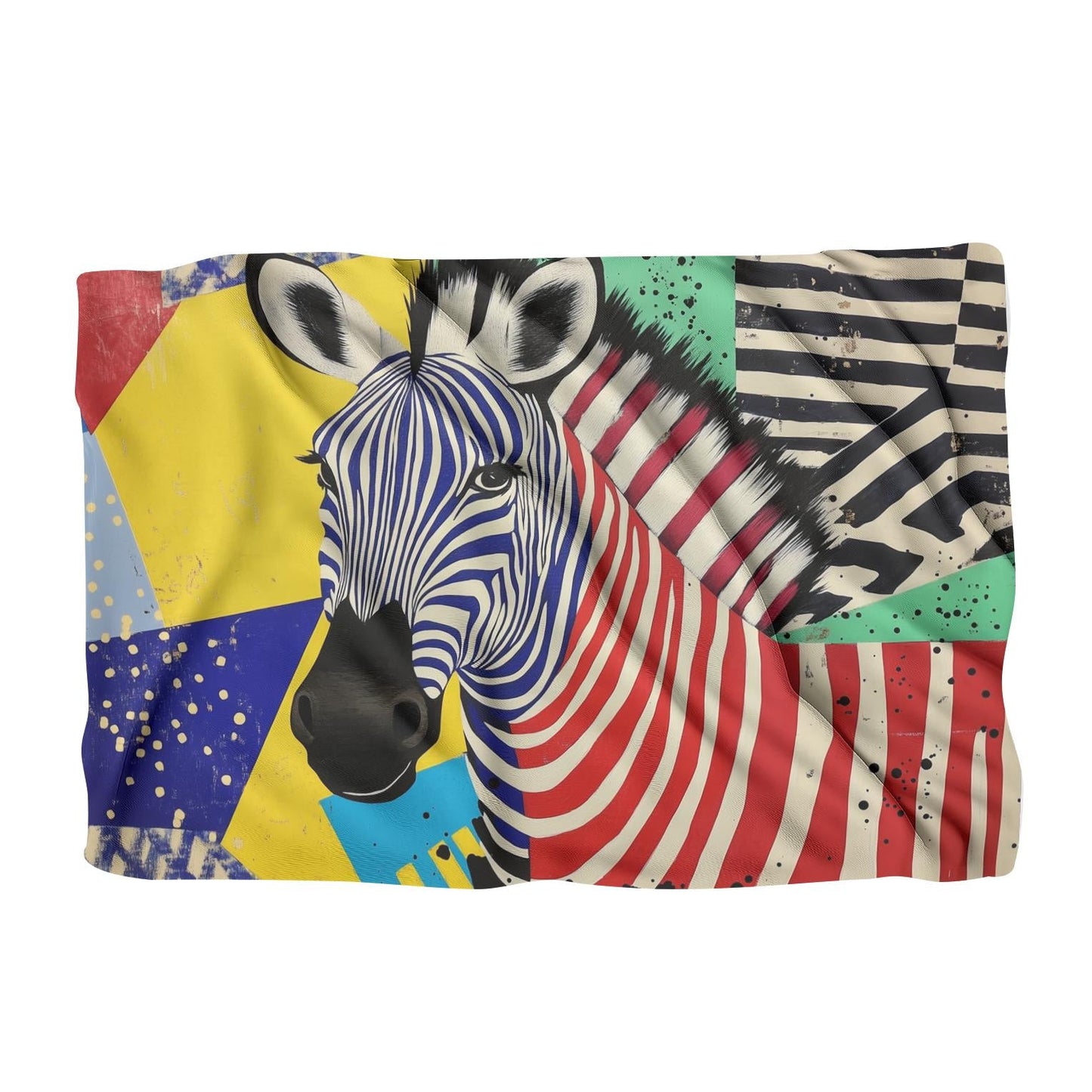 Striped Zebra Pop Blanket