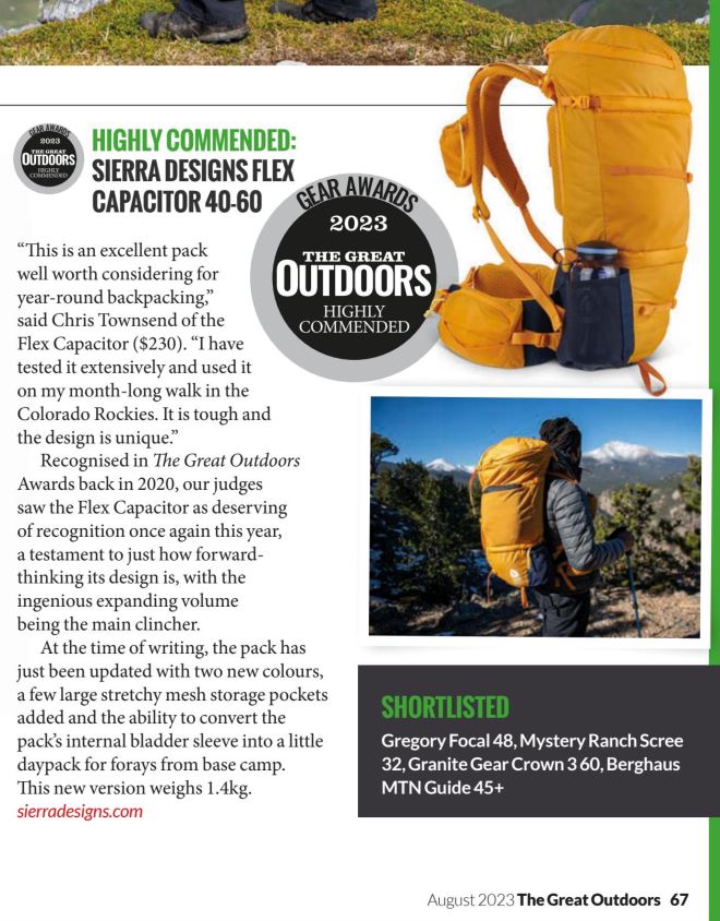 Sierra Designs 40-60L Flex Capacitor Rucksack