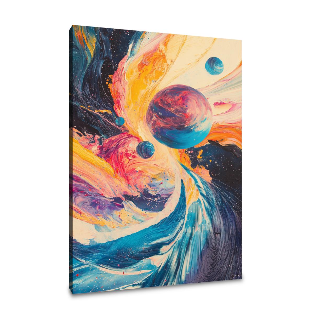 Alien Planetary System Canvas