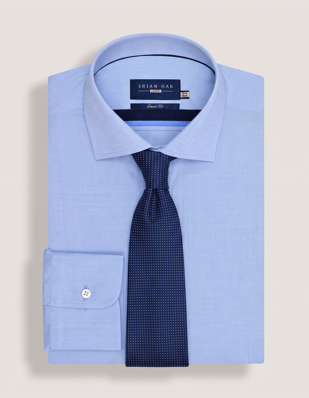 Brass Dotted Classic Silk Tie