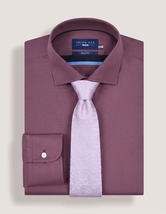 Men’s Baby Pink Floral Silk Tie