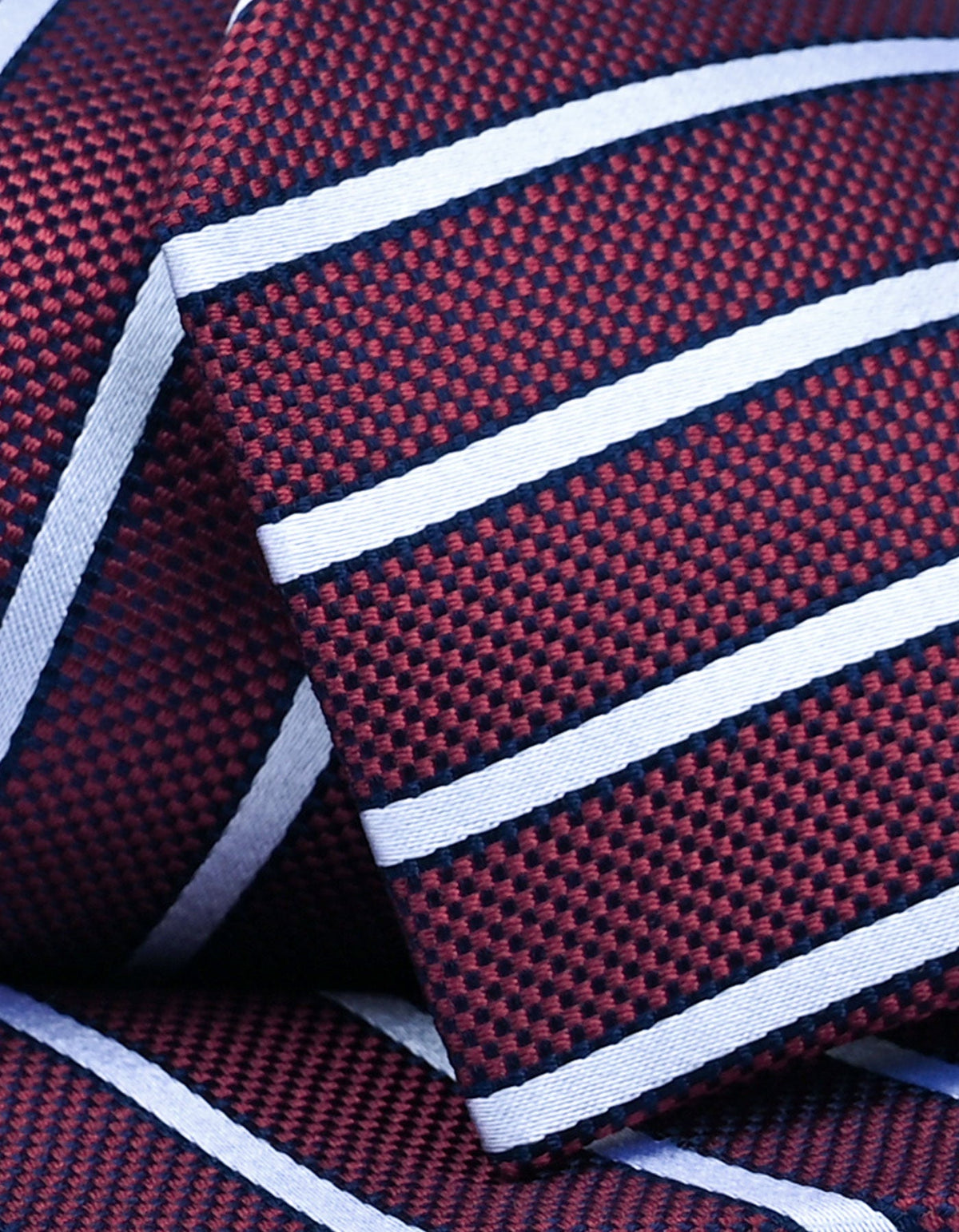 Maroon Regimental Silk Tie