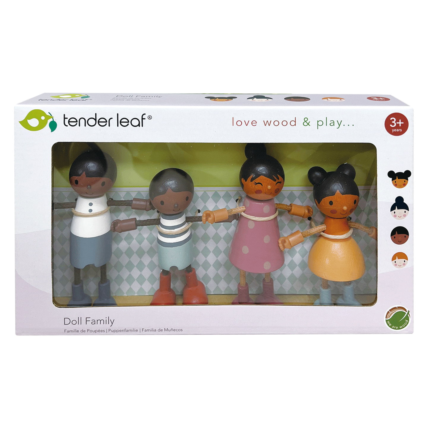 Hummingbird Doll Family