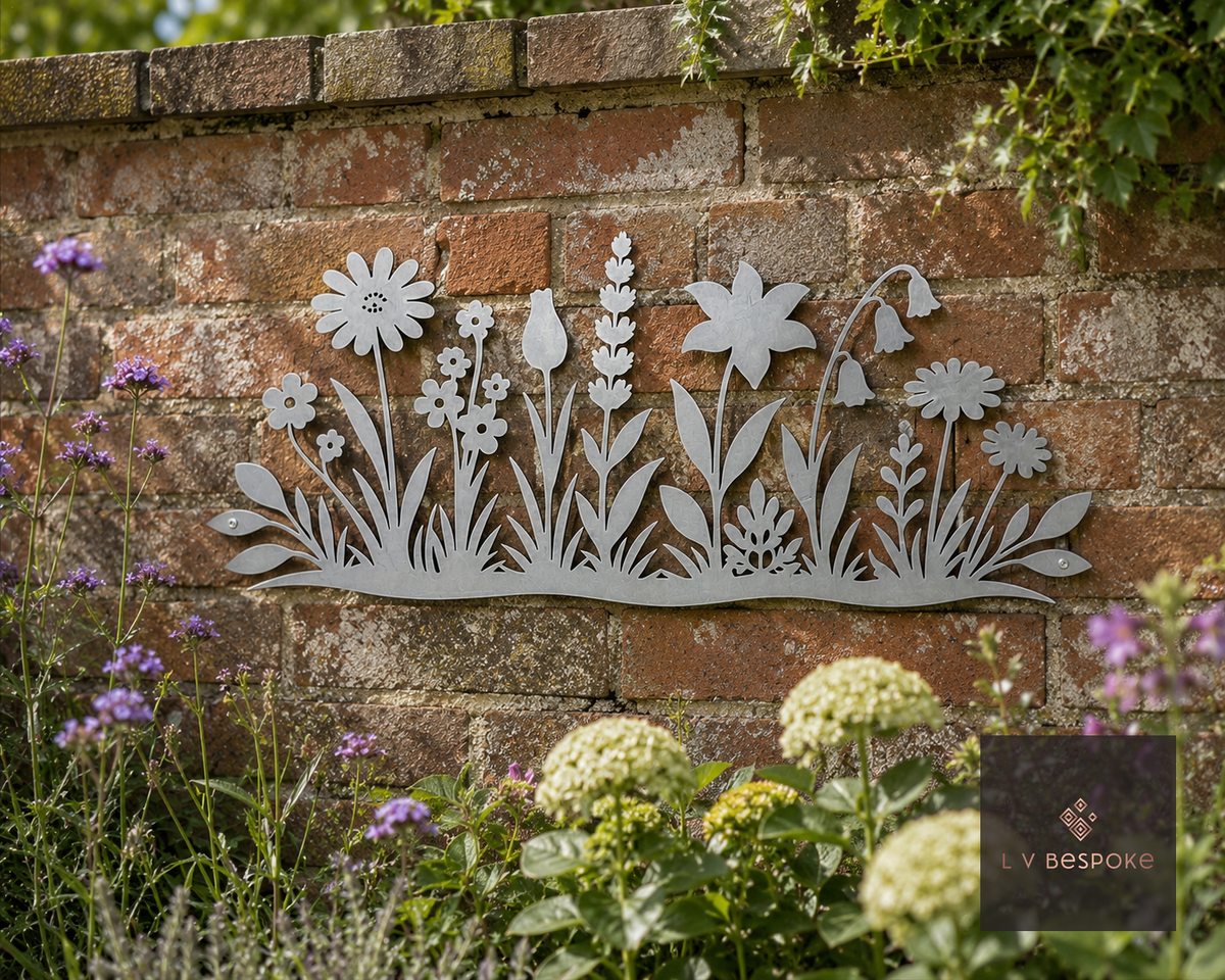 Tree of Life and Floral Garden Wall Art