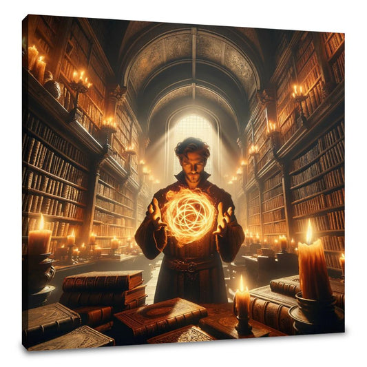 Arcane Fire Mage Canvas