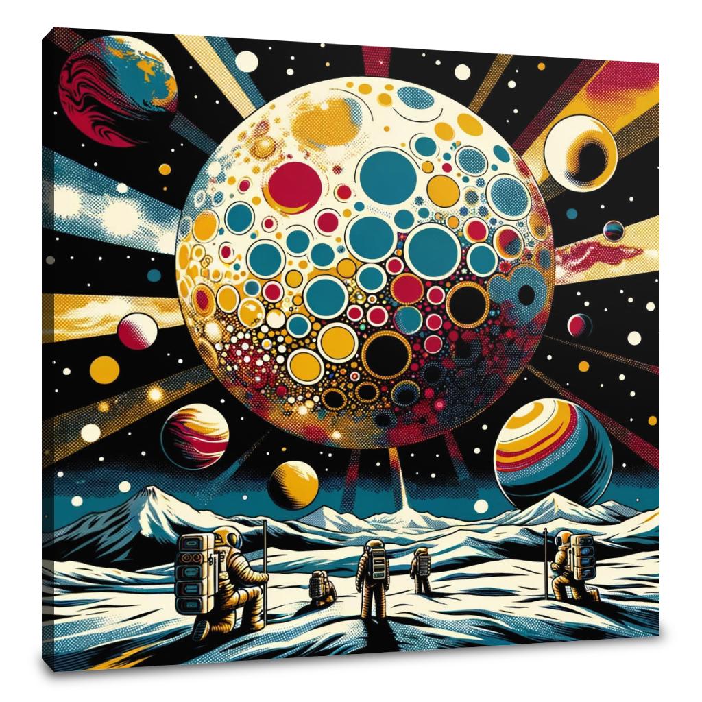 Cosmic Pop Exploration Canvas