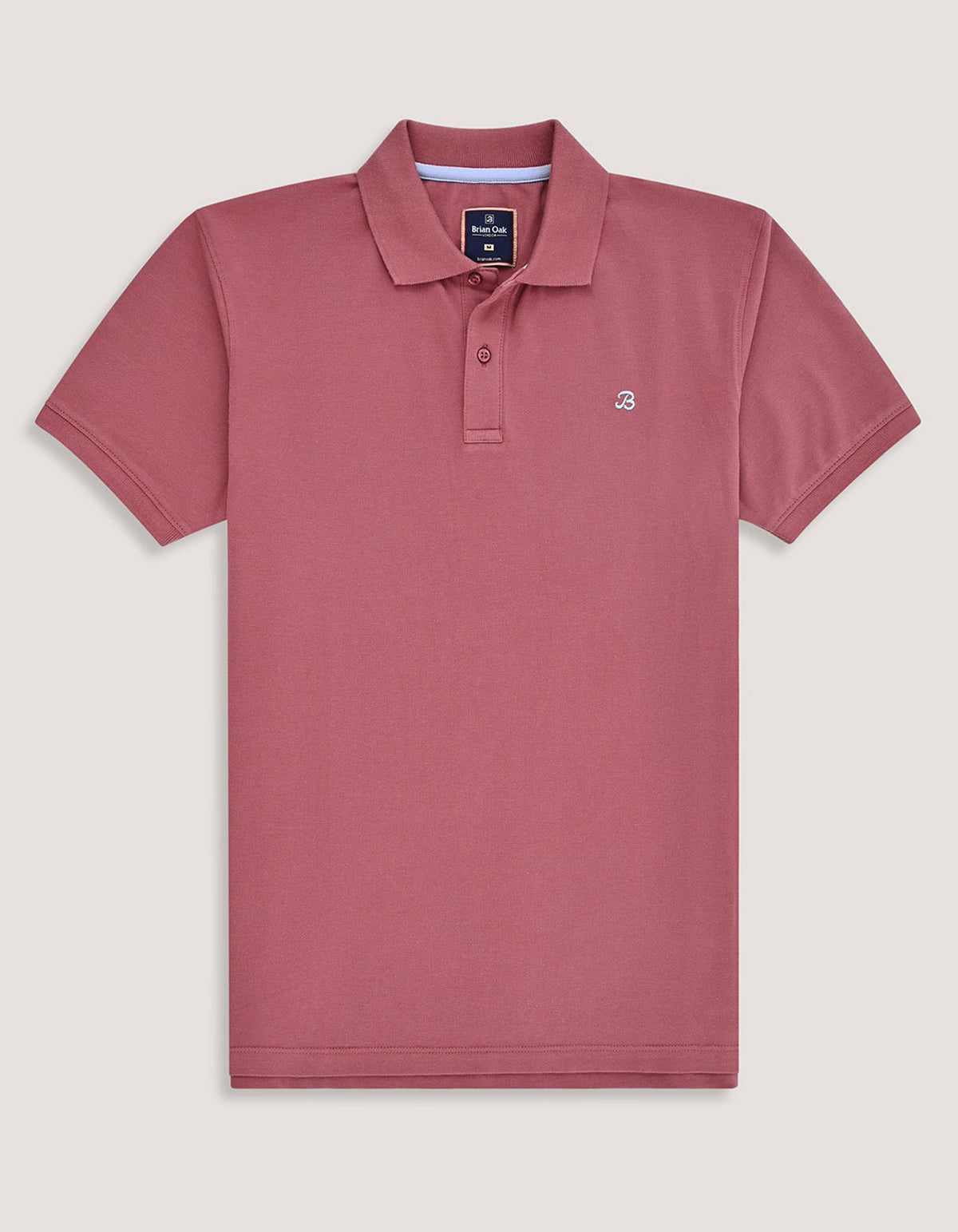 Pink Regular Fit Cotton Polo Shirt