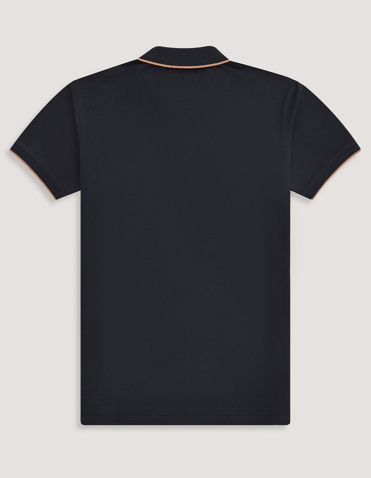 Black Pique Polo Shirt