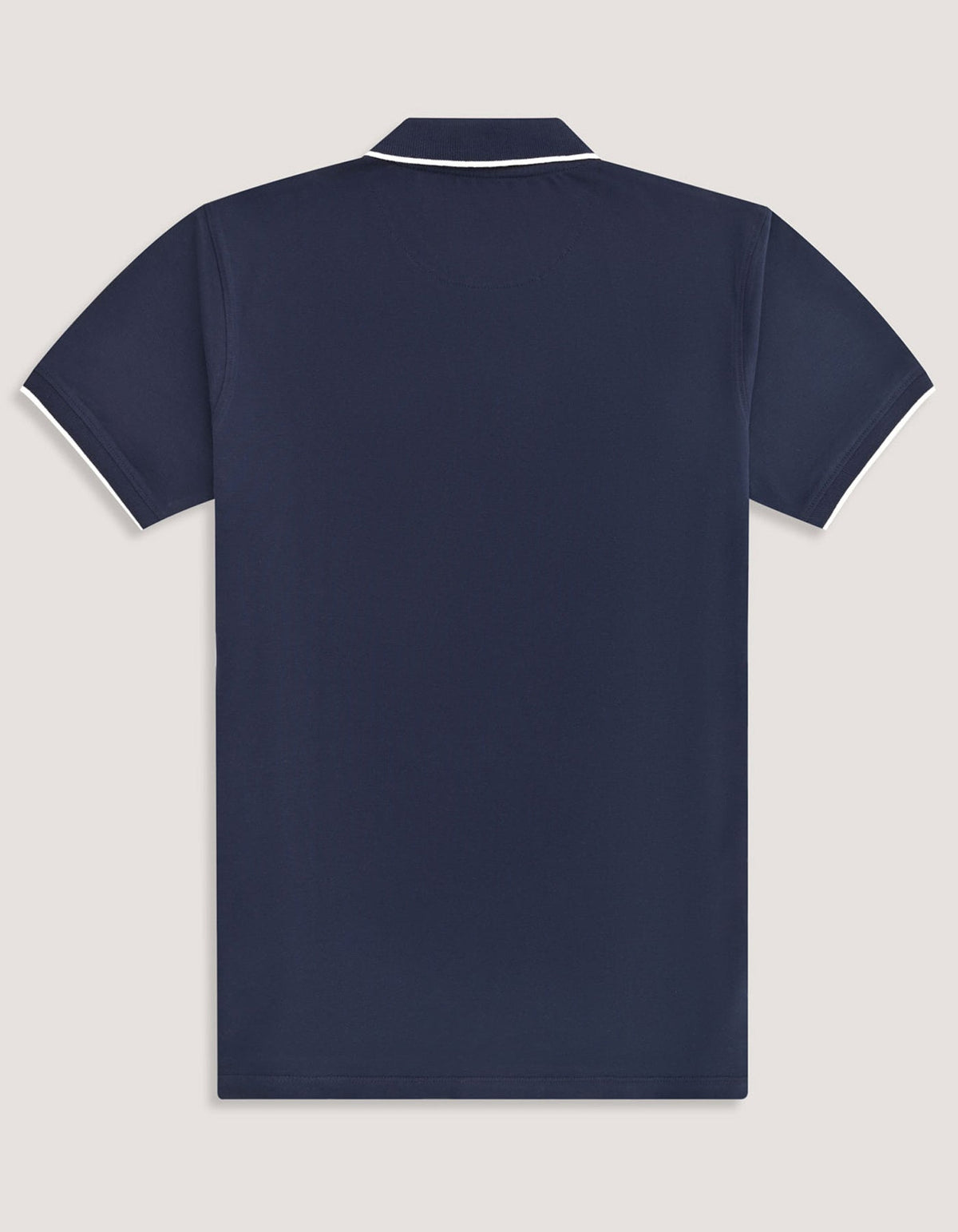 Navy Regular Fit Cotton Polo Shirt