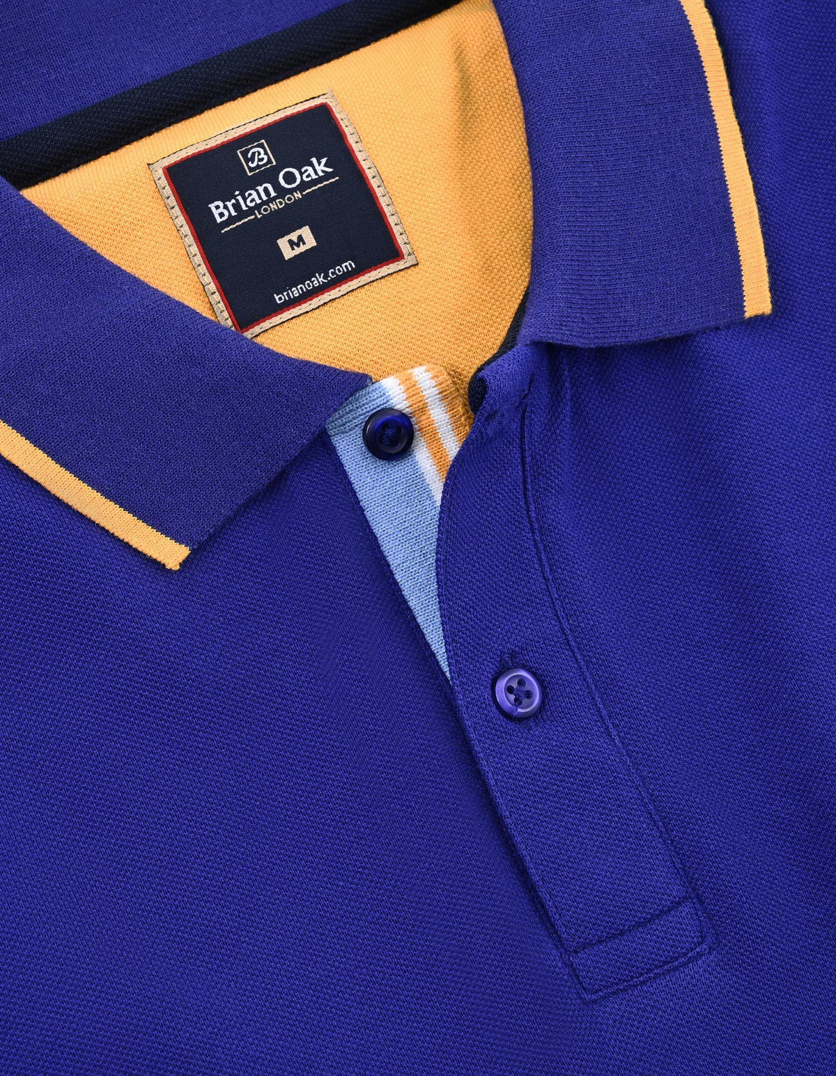 Electric Blue Union Jack Polo Shirt