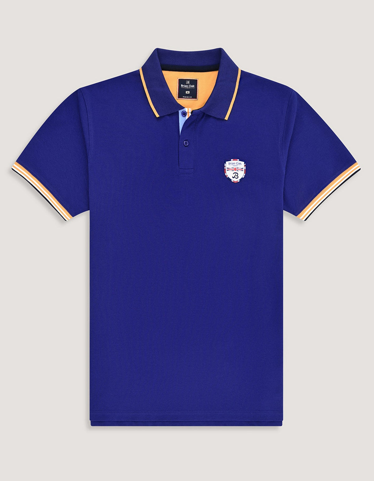 Electric Blue Union Jack Polo Shirt