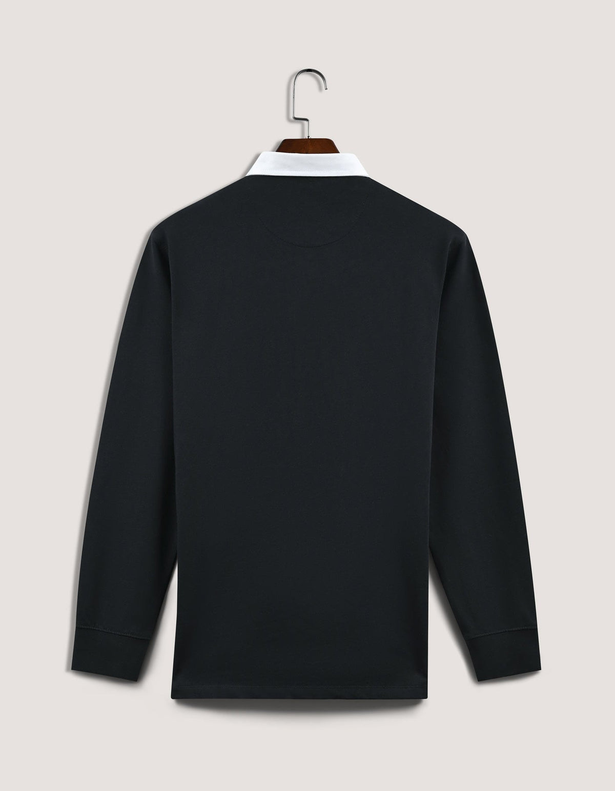Black Classic Rugby Shirt