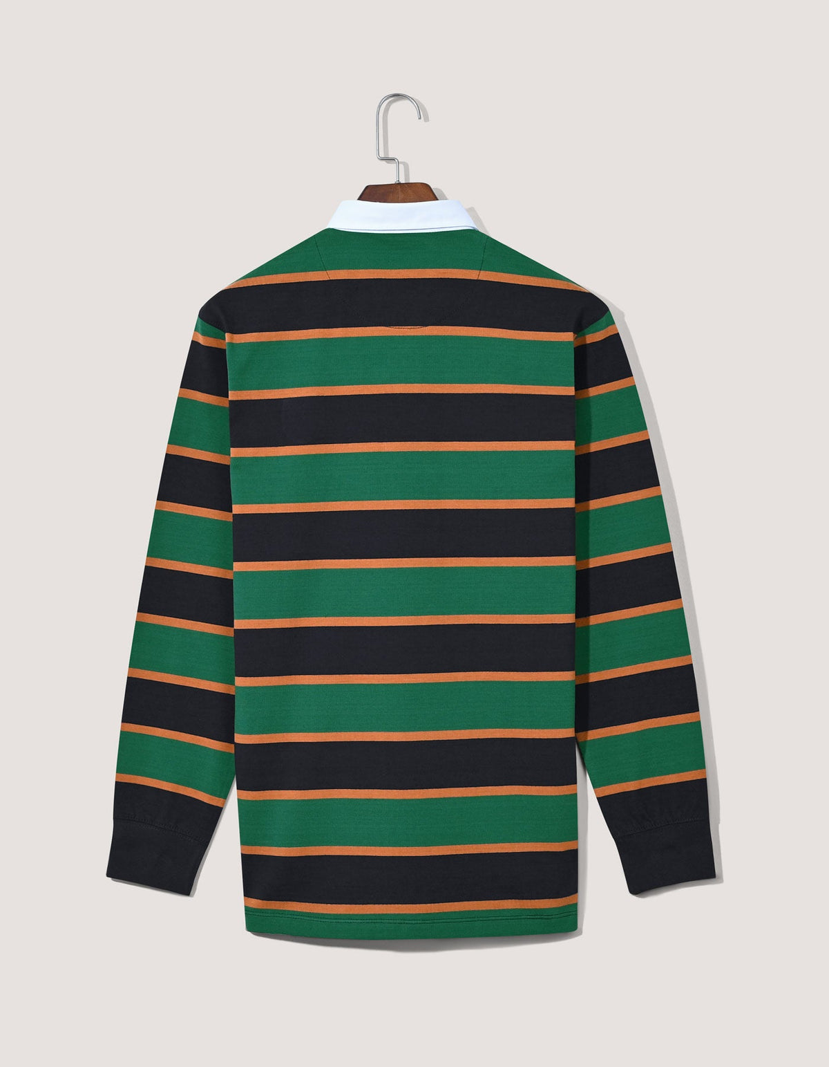 British Green Striped Rugby Shirt