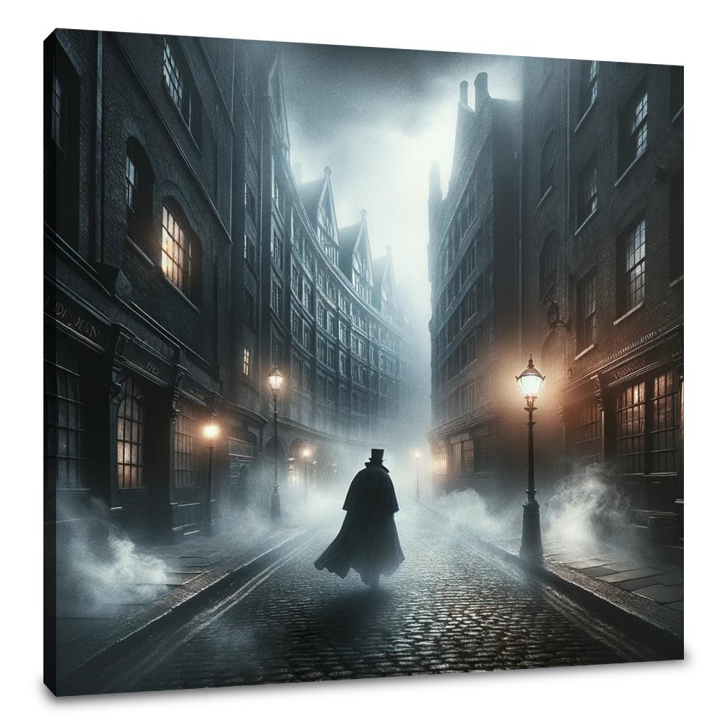 Mr. Hyde's London Nocturne Canvas