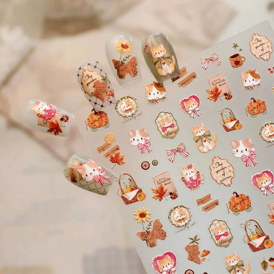 Hello Claws | Vintage Kitty Nail Deco Sticker