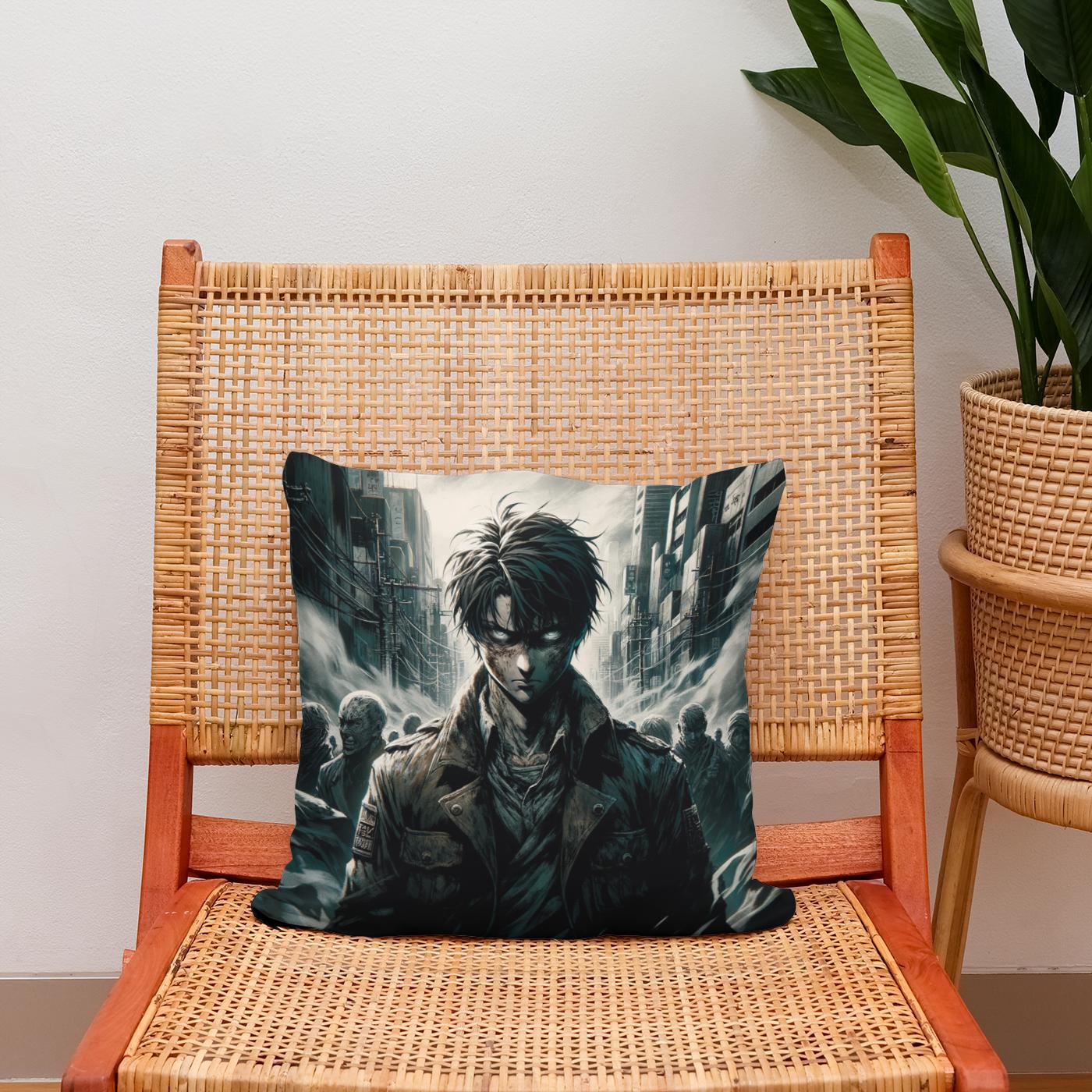 Urban Conflict Cotton Cushion