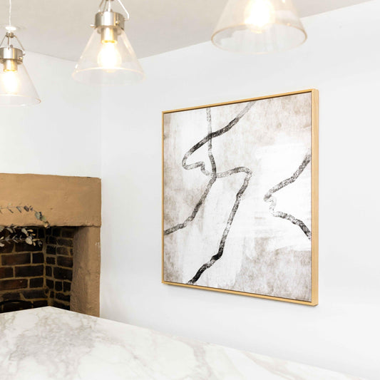 Modo I Square Framed Printed Canvas