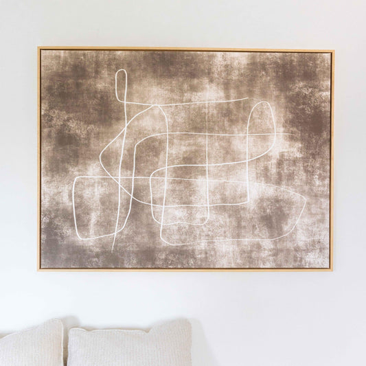 Symphony Landscape Framed Printed Canvas