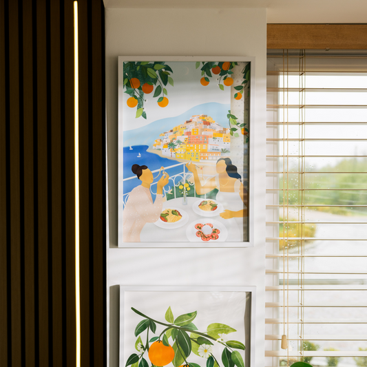 Girls in Positano Print