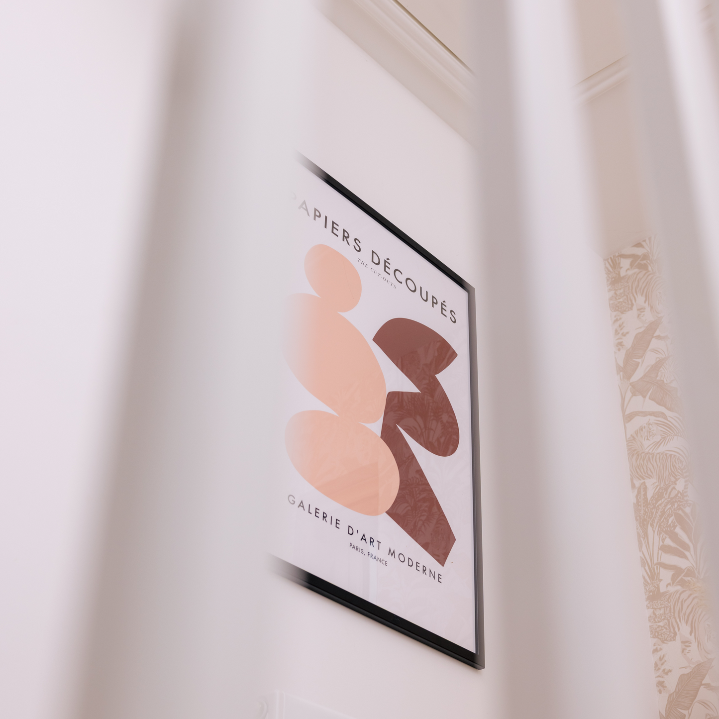 Papiers Découpés Pink Red Print