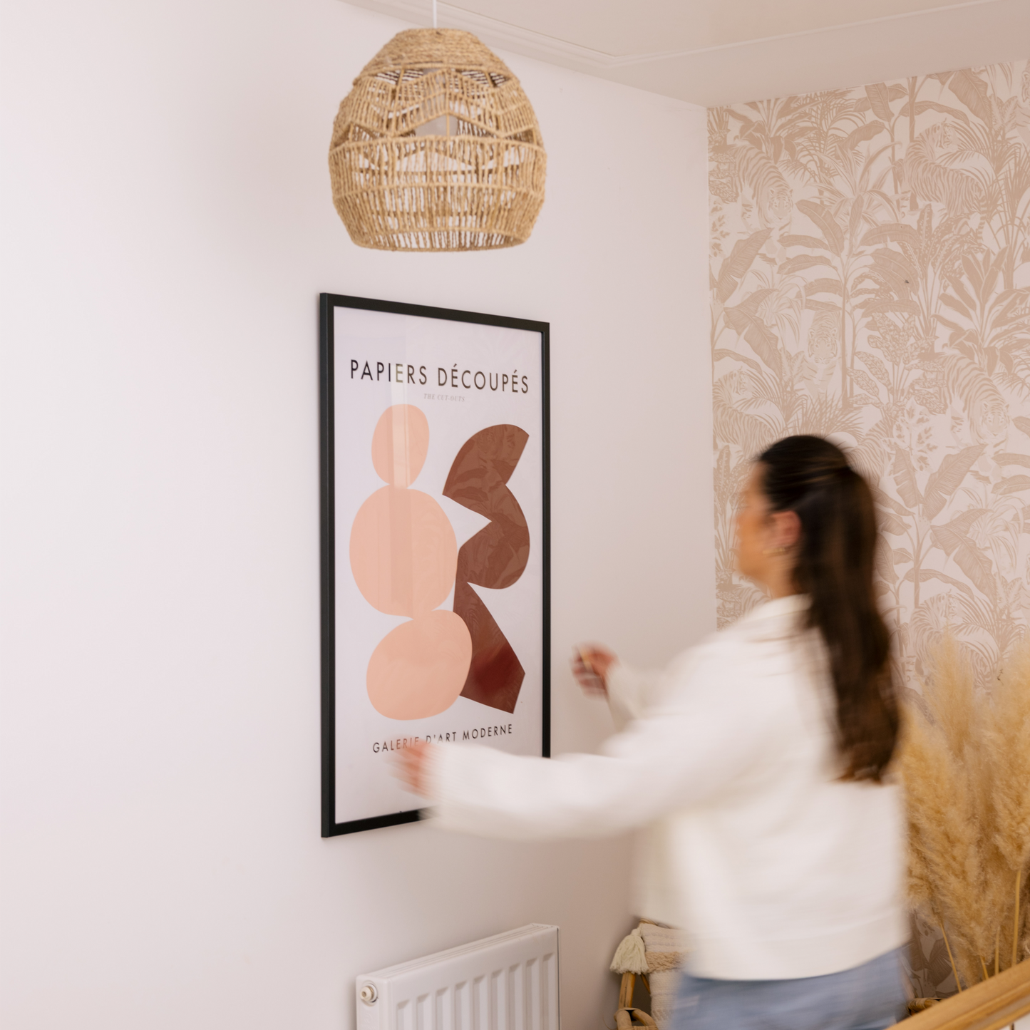 Papiers Découpés Pink Red Print