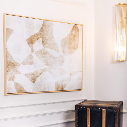 Instrumental Landscape Framed Printed Canvas