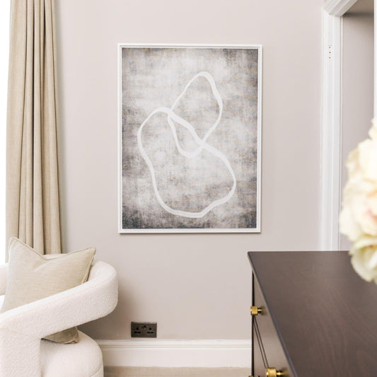 Unbroken Portrait Framed Printed Canvas